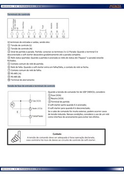 8 
 
M A N U A L  D E  O P E R A Ç Ã O –  P S 1 0  
 
M A N U A L  D E  O P E R A Ç Ã O –  P S 1 0  
 
Terminais de con