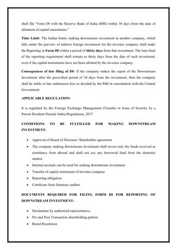 Form DI Filing for Downstream Investment | PDF | Economies | Business