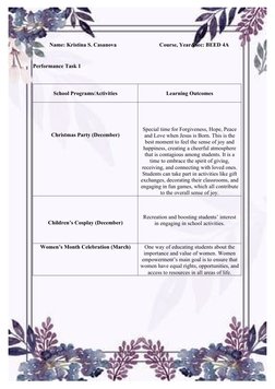 Internship Learning Task 6 Overview | PDF | Learning | Inclusion ...