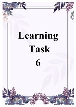 Internship Learning Task 6 Overview | PDF | Learning | Inclusion ...