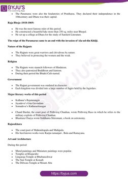 (https://byjus.com/?utm_source=pdf-click) 
 
• 
The Paramaras were also the feudatories of Pratiharas. They declared their i