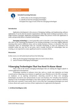 Application Development & Emerging Tech | PDF | Machine Learning ...