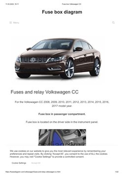 2013 vw cc cigarette lighter fuse how to check passat 2012 2012 CC R line, looking