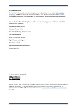 Acknowledgments 
The APS Data Professional Stream acknowledges and thanks Stats NZ for the use of their Data Capabi