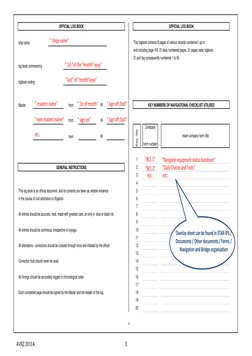 Official Log Book Filling Instructions | PDF | Storms | Meteorological ...