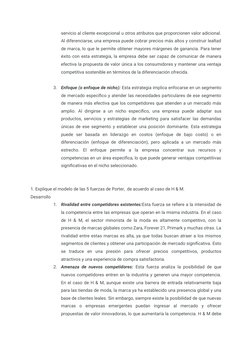 servicio al cliente excepcional u otros atributos que proporcionen valor adicional.
Al diferenciarse, una empresa puede cobra