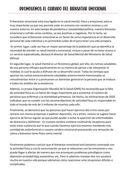 Bienestar Emocional y Salud Mental | PDF | Las emociones | Salud mental