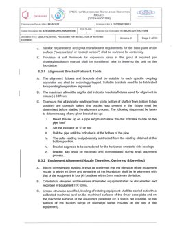 QCP For Rotary Equipment Installation | PDF