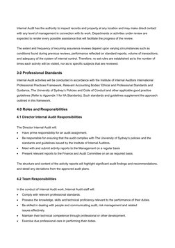 Internal Audit has the authority to inspect records and property at any location and may make direct contact 
with an