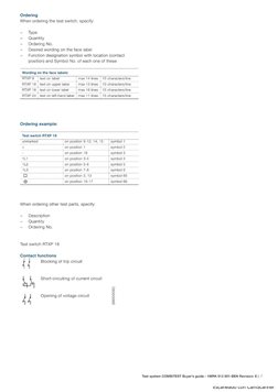 RTXP18 RTXP 18 RK 926 115-Ad Test Switch Abb Manual | PDF