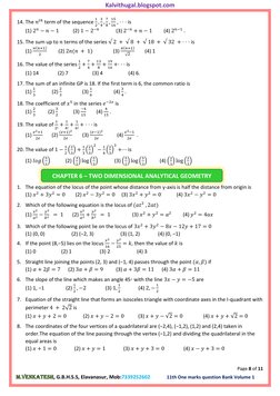 11th Maths One Mark Question Bank Vol 1 | PDF | Elementary Mathematics ...