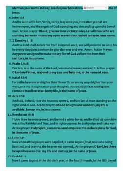 MFM Prayer Points for Open Heavens | PDF | Jesus | Prayer