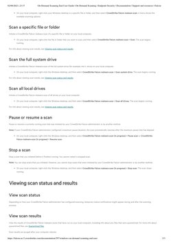 CrowdStrike Falcon On-Demand Scanning Guide | PDF | Computer File | Malware