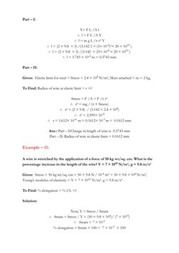 Young's Modulus Numerical Problems | PDF | Elasticity (Physics) | Young ...