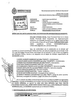 MINISTERIO PUBLICO
FISCALÍA DE LA NACIÓN
RECIBI
JUli
Cusías
EXPEDIENTE
CARPETA FISCAL
ACUSADO
DELITO
AGRAVIADO
SUMILLA
"Año d