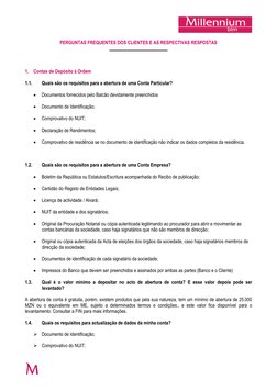 Requisitos e Limites do Millennium Bim | PDF | Cheque (banco) | Acesso ...