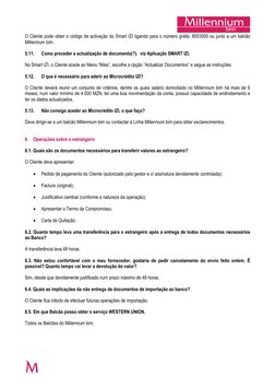 Requisitos e Limites do Millennium Bim | PDF | Cheque (banco) | Acesso ...