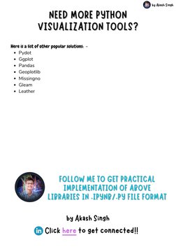 Top Python Visualization Libraries | PDF | Chart | Application Software