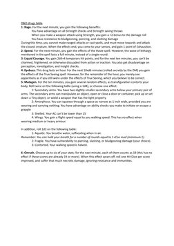 D&D Drug Effects and Table | PDF