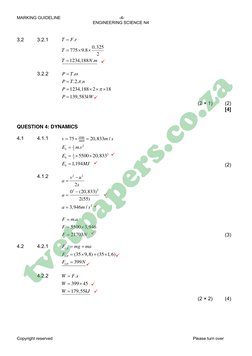 Engineering Science N4 Syllabus.pdf T650 - Engineering Science N4 April Memo 2021 | PDF | Force | Stress ...