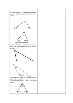 Grade 4 Triangle Classification Lesson Plan | PDF | Triangle ...