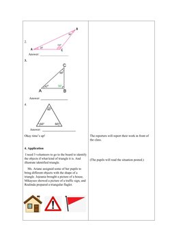 Grade 4 Triangle Classification Lesson Plan | PDF | Triangle ...