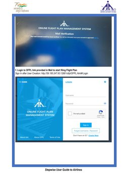 Airlines Flight Planning User Guide | PDF | Cyberspace | Service Industries