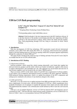 UDS Flash Programming via CAN Bus | PDF | Osi Model | Flash Memory