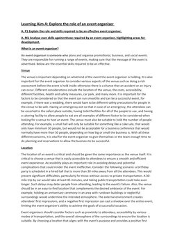 Unit 4: Event Management Essentials | PDF | Negotiation | Communication