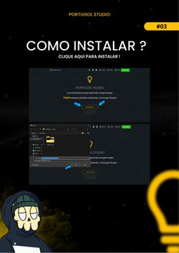 PORTUGOL STUDIO (http://lite.acad.univali.br/portugol/)
#03
CLIQUE AQUI PARA INSTALAR ! (http://lite.acad.univali.br/portugol