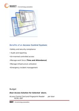 Access Control System | PDF | Access Control | Computer Hardware