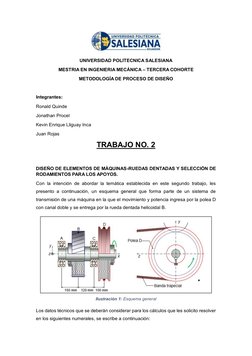 UNIVERSIDAD POLITECNICA SALESIANA 
MESTRIA EN INGENIERIA MECÁNICA – TERCERA COHORTE 
METODOLOGÍA DE PROCESO DE DISEÑO 
 
In