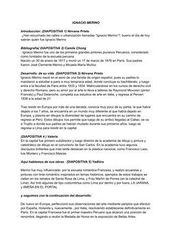 IGNACIO MERINO
Introducción: (DIAPOSITIVA 1) Nirvana Prieto
¿Han escuchado las calles o urbanización llamadas “Ignacio Merino