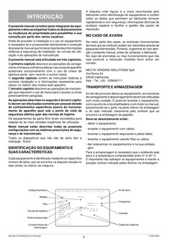 2
© by NECTA VENDING SOLUTIONS SpA
10-2002 199 00
A etiqueta (vide figura) é a única reconhecida pelo
fabricante como identif