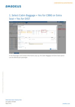 Booking CBBG and EXST in Amadeus | PDF | Economies | Service Industries