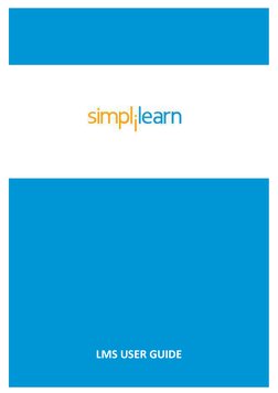 Simplilearn LMS User Guide | PDF