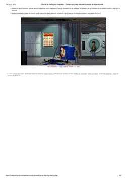 19/10/22 9:51
Tutorial de hallazgos inusuales · Domina un juego de aventuras de la vieja escuela
https://videochums.com/artic