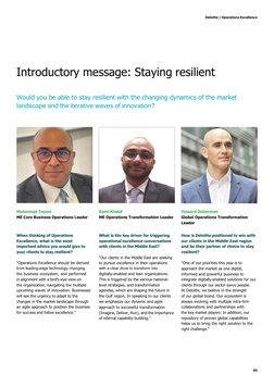 Deloitte | Operations Excellence 
 
 
 
 
 
 
 
Introductory message: Staying resilient 
 
 
Would you be able to stay resili