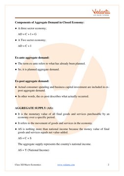 Class 12 Aggregate Demand and Supply Notes | PDF | Money Creation ...