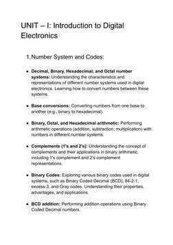 Digital Electronics Notes for Students | PDF | Computer Memory | Logic Gate