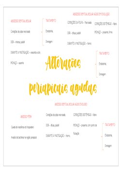 Alterações 
periapicais agudas 
 
ABCESSO FÊNIX 
Queda de resistência do hospedeiro  
Invasão de bactérias na região pe