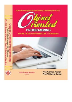 CS3391 Object Oriented Programming Syllabus | PDF | Class (Computer ...