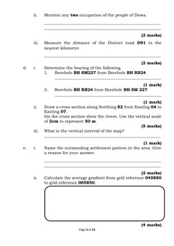 Page 3 of 14 
 
ii. 
Mention any two occupation of the people of Dowa. 
 
___________________________________________________