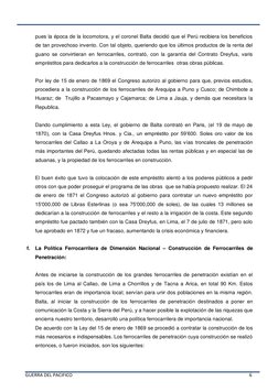 GUERRA DEL PACIFICO 
 
 
        6 
 
 
pues la época de la locomotora, y el coronel Balta decidió que el Perú re
