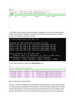 Wireshark ICMP Traffic Analysis Lab | PDF | Computers