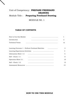 Grade 8 Technical Drawing Module | PDF | Circle | Polygon