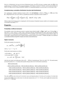 Here  is a -dimensional vector, 
 is the known -dimensional mean vector, 
 is the known covariance matrix  (https://en.wikipe