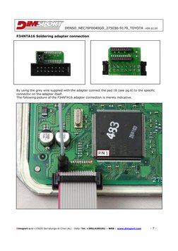 Denso ECU Pinout for Toyota 275036-9170 | PDF | Electrical