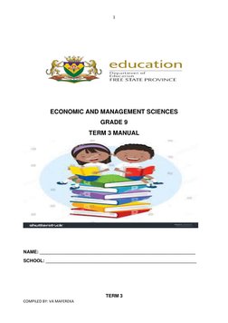 Grade 9 EMS Term 3 Business Functions | PDF | Debits And Credits | Receipt