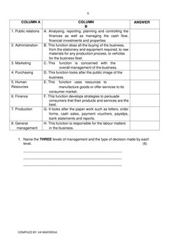 Grade 9 EMS Term 3 Business Functions | PDF | Debits And Credits | Receipt